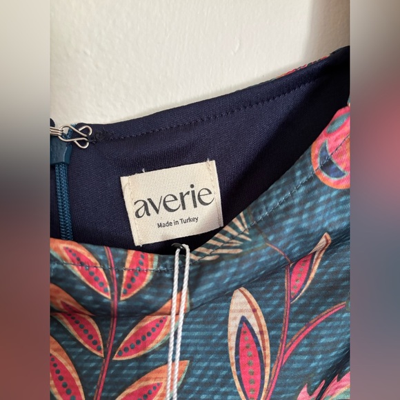 Averie Halley Ruched Floral Midi Dress Size Small - Picture 6 of 11